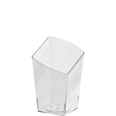 Mini Clear Plastic Pedestal Cups 10ct