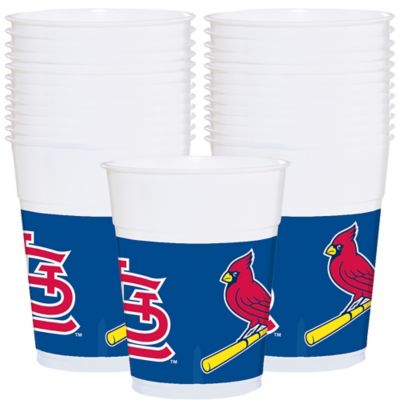 TWO VTG ST LOUIS CARDINALS PLASTIC CUP 5.5” “YOU & THE CARDINALS THATS A  WINNER