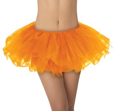 Orange skirt 2025 party city