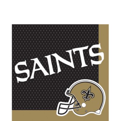 48ct New Orleans Saints Football Napkins