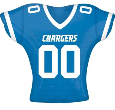 Los Angeles Chargers Balloon 26in x 25in - Jersey