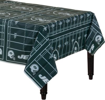 Trendware New York Jets Plastic Tablecloth, 3 ct