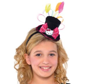Hello Kitty Top Hat Fascinator Headband - Party City