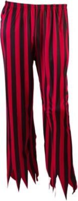red and black striped pants mens