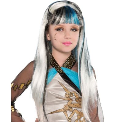 Monster High Frankie Stein Supreme II Wig for Children | Party City