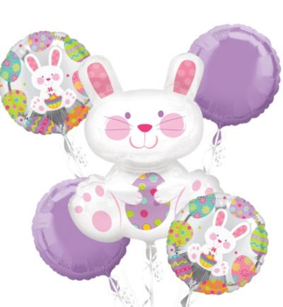 Foil Easter Enchantment Balloon Bouquet 5pc | Party City