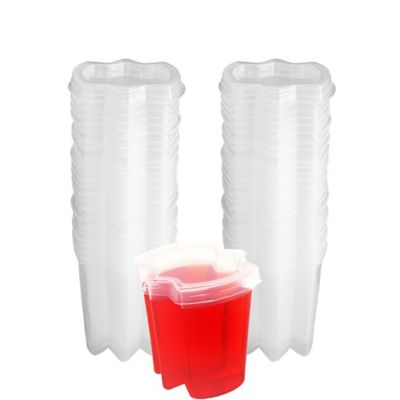 Sauce Samples Dipping 2 OZ - 100 Cups Clear and Fully Transparent Cold Cup Tasting Disposable Plastic 2 Oz shot Cups Good for Condiments Jello Shots 