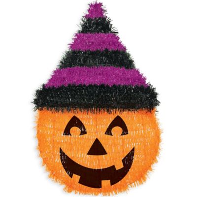 Tinsel Witch Hat Pumpkin | Party City