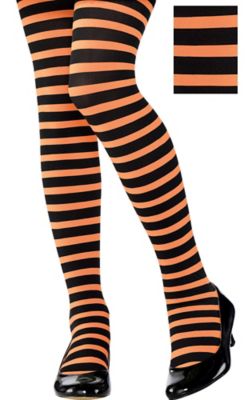 orange baby tights