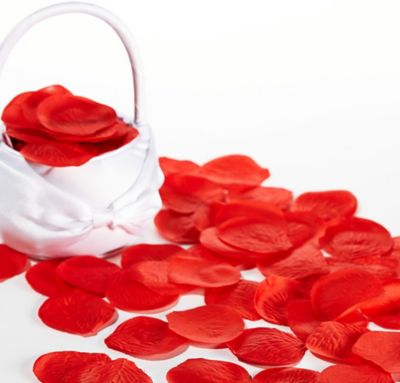 Silk Rose Petals - Red Rose – Americasfavors