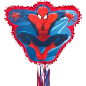 Pull String Amazing Spider-Man Pinata 17 1/4in x 20 7/8in x 2 7/8in ...