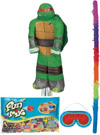Pull String Raphael Teenage Mutant Ninja Turtles Pinata Kit - Party City