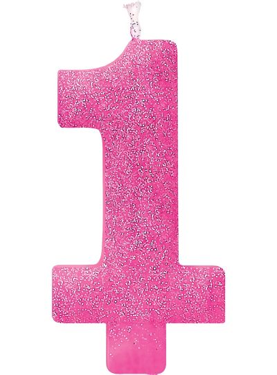 Peter Pan glitter birthday number candle comes in any number you like