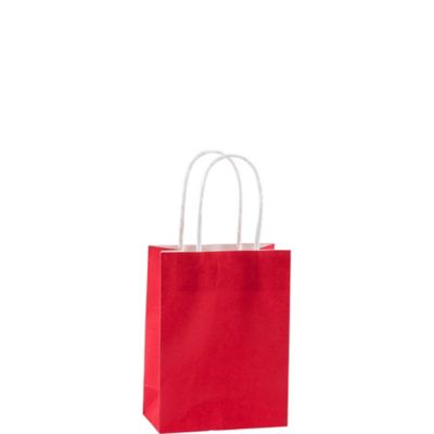 Small Red Kraft Bags 24ct Party City