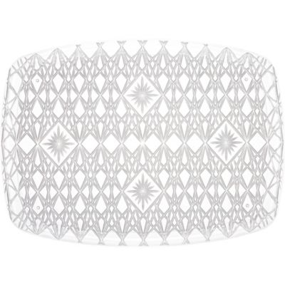 7 x 13 Crystalware Crystal Cut Rectangular Tray