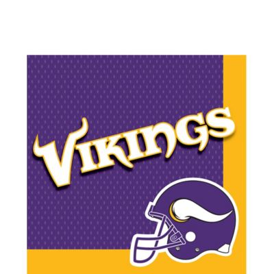 Amscan Minnesota Vikings Lunch Plates 18ct | Party Themes Theme Party