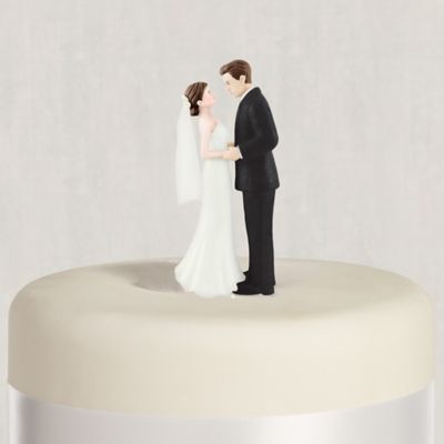 Wedding cake with bride and groom on top sale