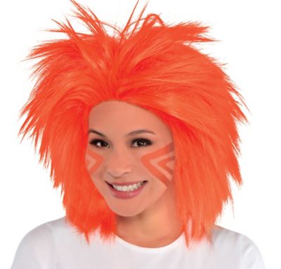 Orange Crazy Wig