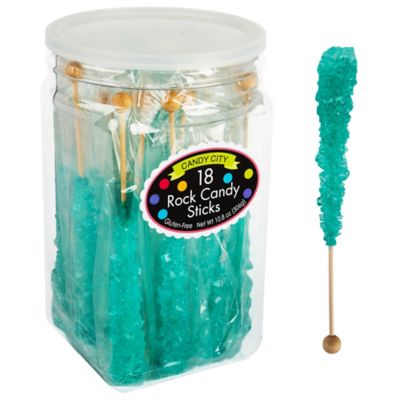 Orange Rock Candy Sticks, 18ct