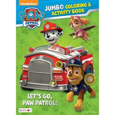Paw Patrol Jumbo Coloring and Activity Book Set of 2 , Design may vary