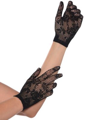 party city fishnet gloves