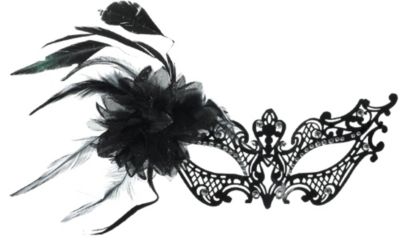 Luxury Masquerade Masks Black Masquerade Mask Feathers, Luxury