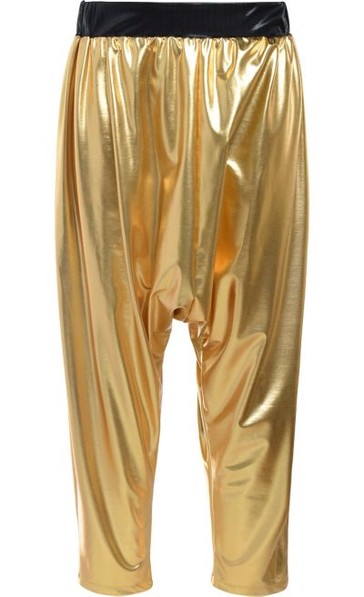 Gold Hip Hop Parachute Pants | Party City