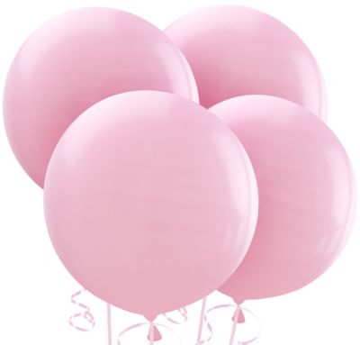 4ct, 24in, Clear Balloons