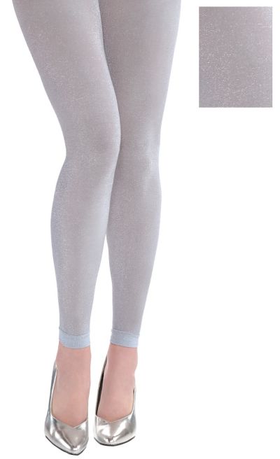 Shimmer Tights Silver