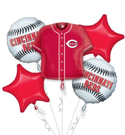 Anagram 55942 24 in. Cincinnati Reds Jersey Foil Balloon