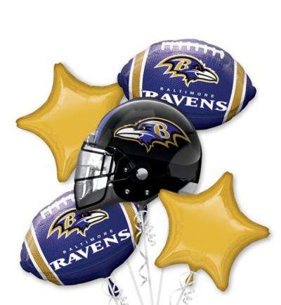 24 NFL Baltimore Ravens Football Helmet Cupcake Topper Rings – Bling Your  Cake