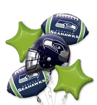 Seattle Seahawks Balloon 26in x 25in - Jersey