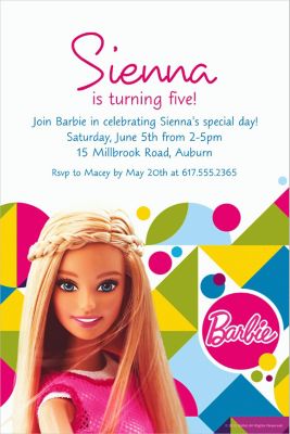 party city barbie birthday