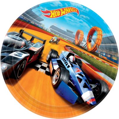 race car birthday party 7 Race Car Racing Party Dessert Plates cars party decor racing party plates racing party supplies 8ct cars