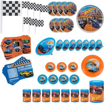 Hot Wheels Speed City Lunch Dinner Plates 8 Per Package Birthday Party Supplies 