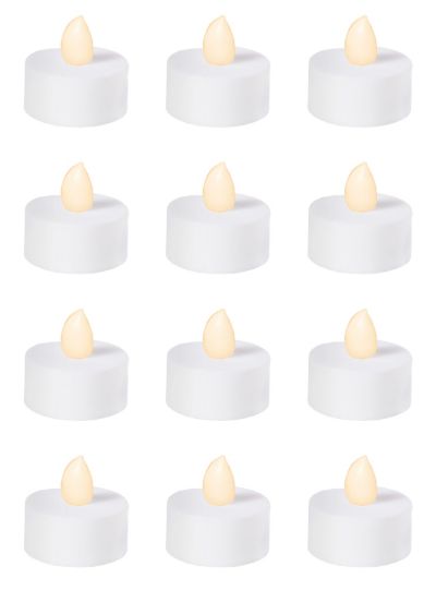 White Tealight Flameless Led Candles