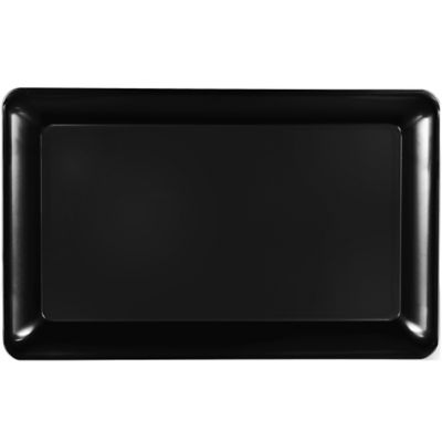 Red Plastic Rectangular Platter 11in x 18in