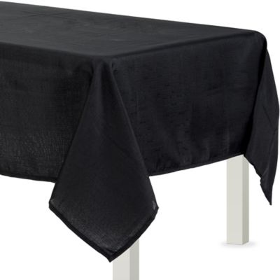 black tablecloths for sale