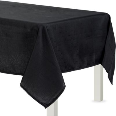 long black tablecloth