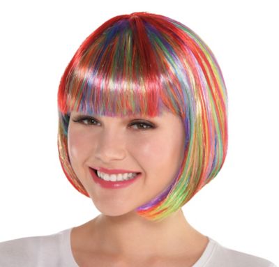 black bob wig party city