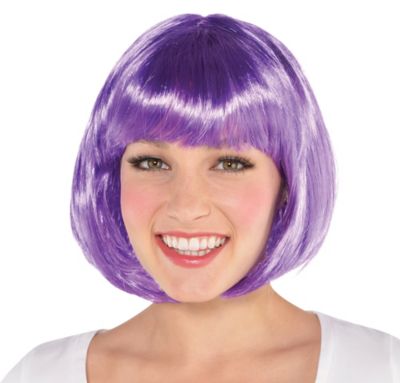 purple wig