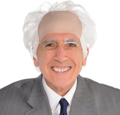 Party city old man on sale wig