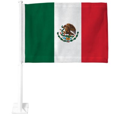 Mexican Flag Car Flag 15in x 11in | Party City