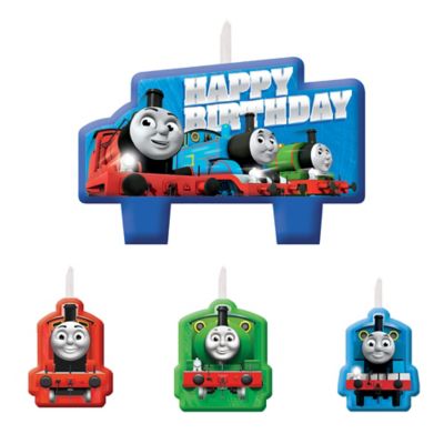 Download Thomas The Train Birthday Candles 4ct Party City