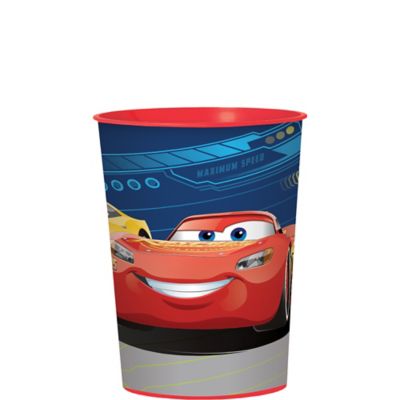 Bicchieri Cars 3 Da 200 Ml, Confezione Da 8 Pezzi, Per Feste A Tema Disney E Bambini, Con Lightning McQueen