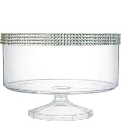Clear Plastic Trifle Container 7 3/8in x 4 3/4in