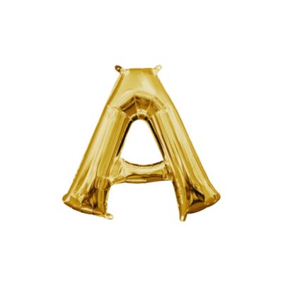 buy gold letter balloons