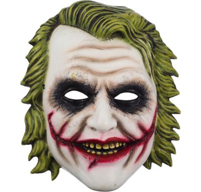 Adult Joker Mask 9in 10 1/4in Dark Knight | Party
