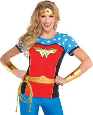 Adult Wonder Woman Costume Accessory Kit - Party City