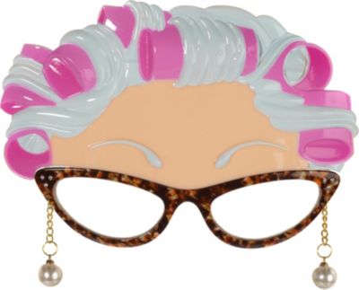 Old lady 2024 eyeglass chain